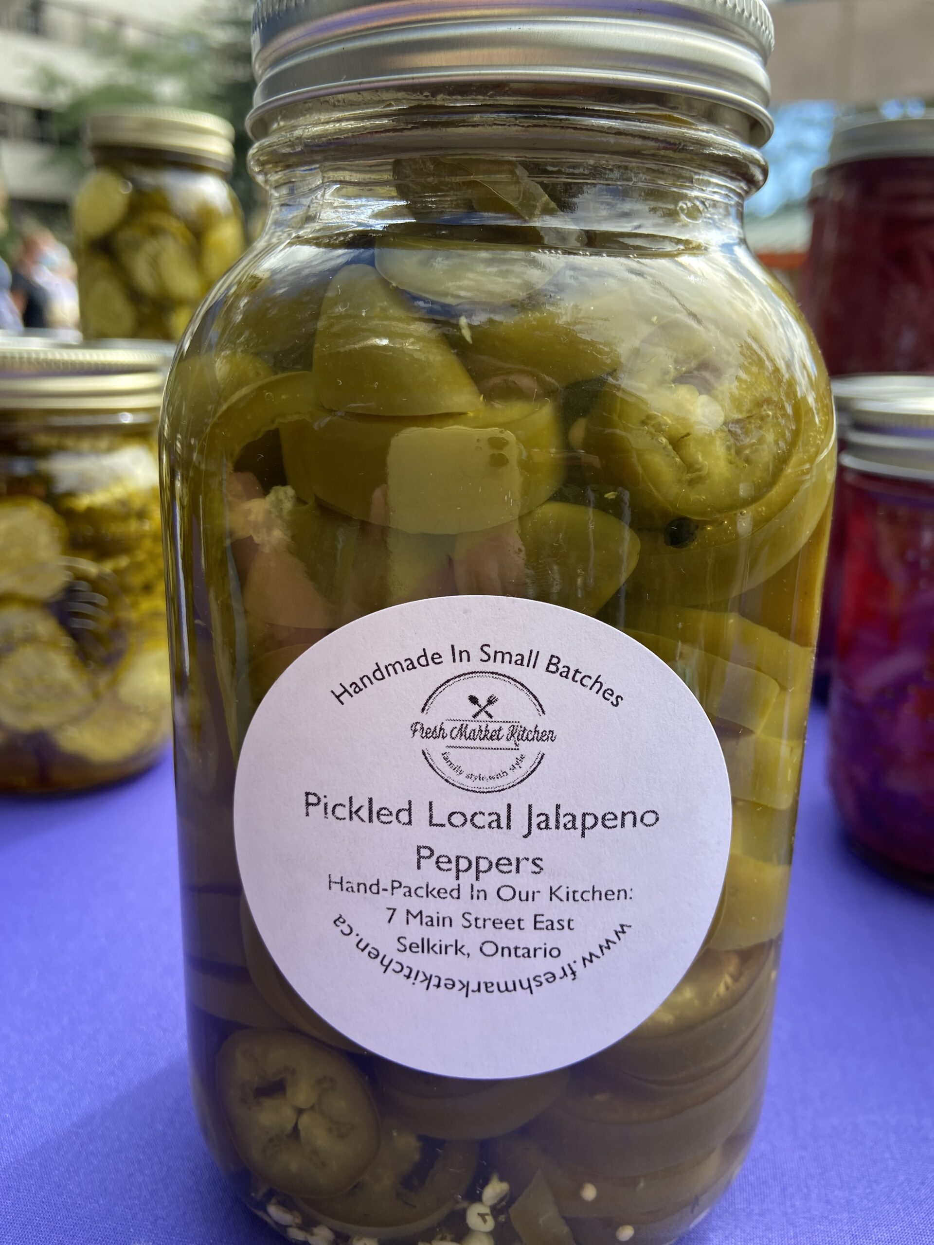 Local Pickled Jalapeno Peppers (500 mL, 1 L) (Keto) - Image 2